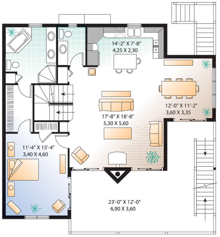 House Plan House Plan #24538 Drawing 2