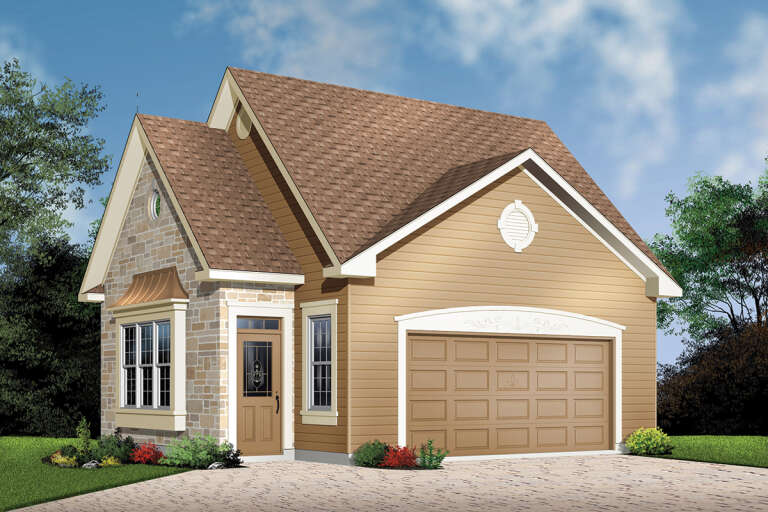 House Plan House Plan #24552 Front Elevation 