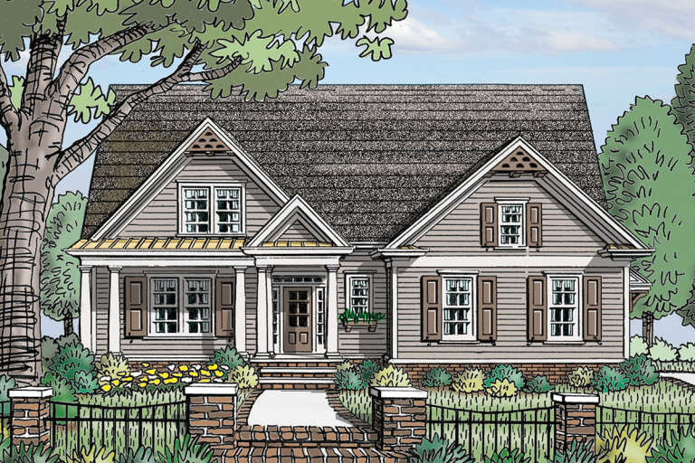 House Plan House Plan #24559 Front Elevation 