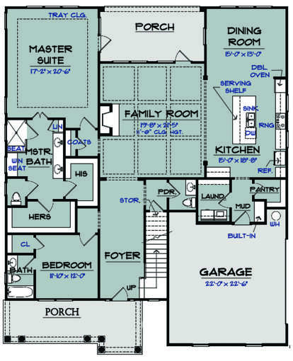 Main Floor for House Plan #3418-00012