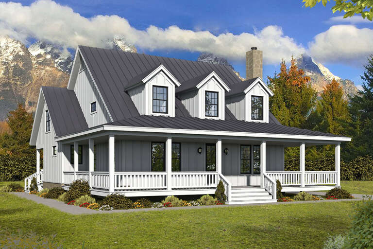 House Plan House Plan #24563 Front Elevation 