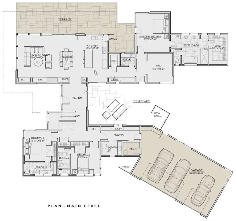 House Plan House Plan #24594 Drawing 1