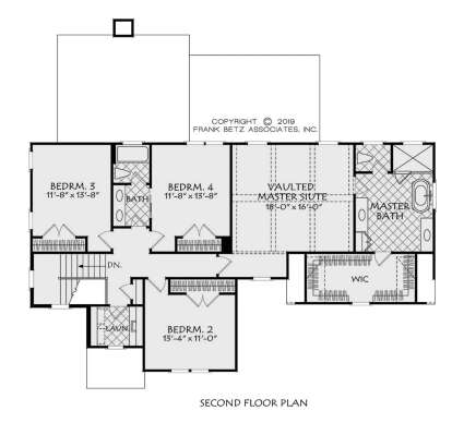 Second Floor for House Plan #8594-00443