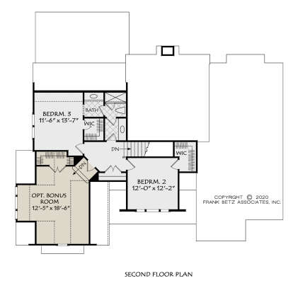Second Floor for House Plan #8594-00445