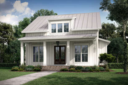 Modern Farmhouse House Plan #041-00227 Elevation Photo