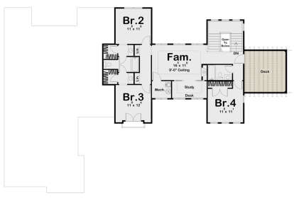 Second Floor for House Plan #963-00439