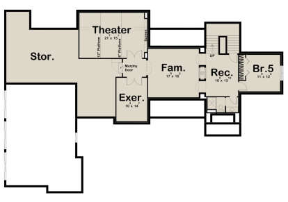 Basement for House Plan #963-00439