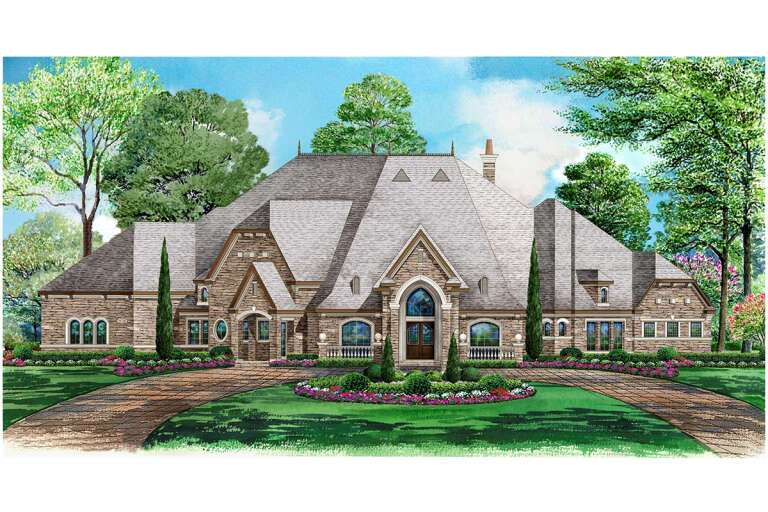 House Plan House Plan #24670 Front Elevation 