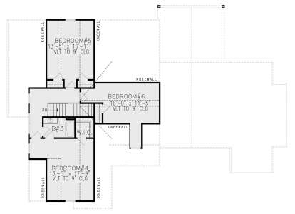 Second Floor for House Plan #699-00278