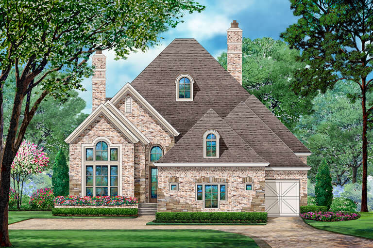 House Plan House Plan #24700 Front Elevation 