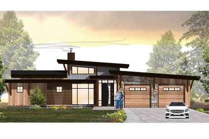 Contemporary House Plan #8504-00173 Elevation Photo