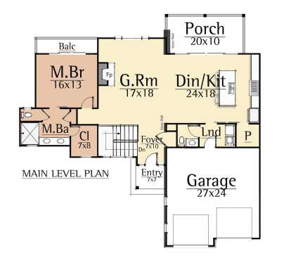 Main Floor for House Plan #8504-00173