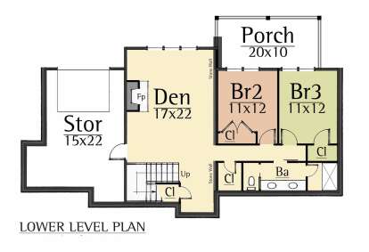 Basement for House Plan #8504-00173