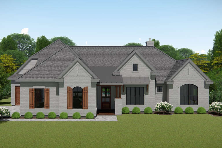 House Plan House Plan #24743 Front Elevation 