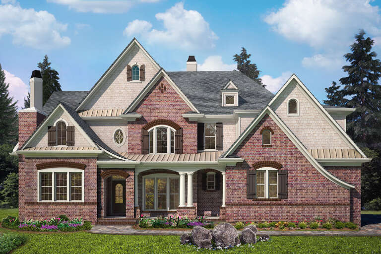 House Plan House Plan #24744 Front Elevation 