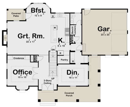 Main Floor for House Plan #963-00443