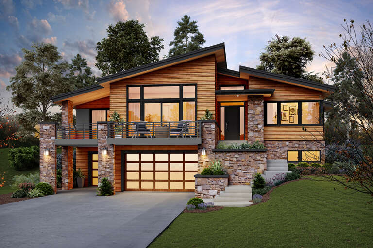 House Plan House Plan #24780 Front Elevation 