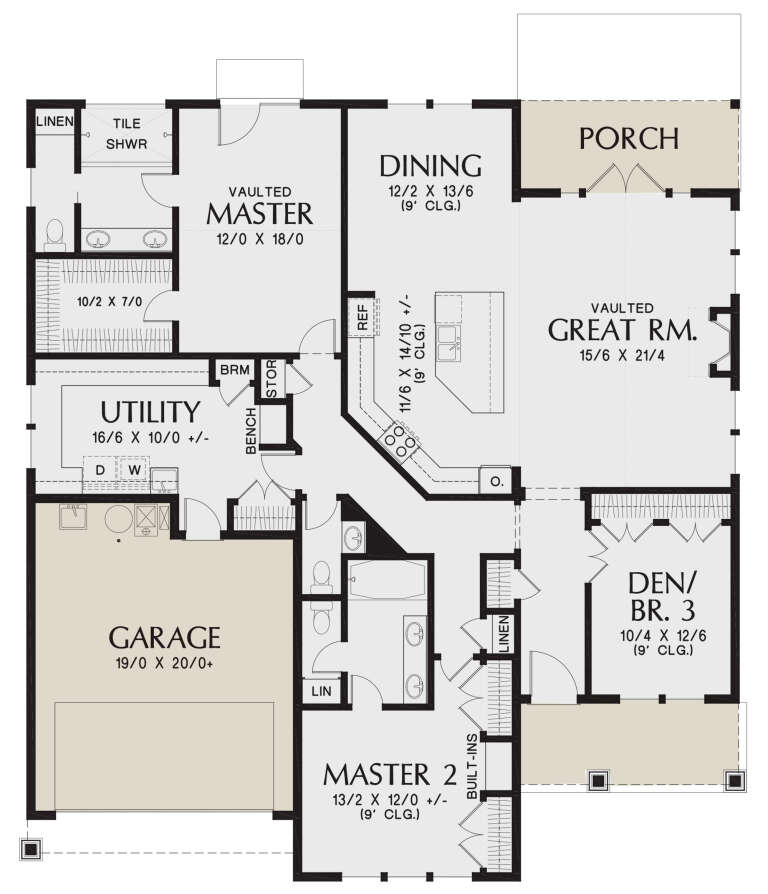 House Plan House Plan #24786 Drawing 1