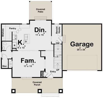 Main Floor for House Plan #963-00444