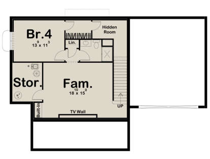 Basement for House Plan #963-00444