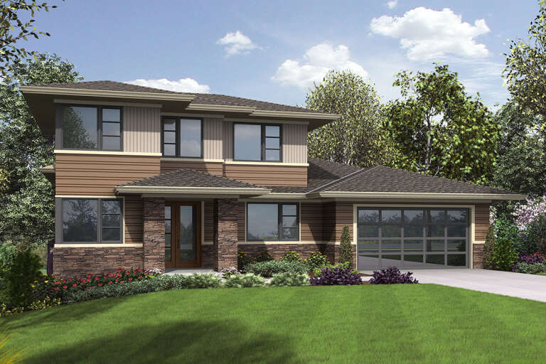 House Plan House Plan #24812 Front Elevation 