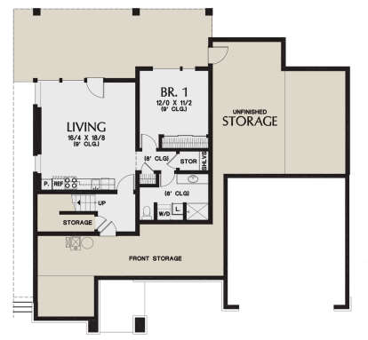 Basement for House Plan #2559-00865