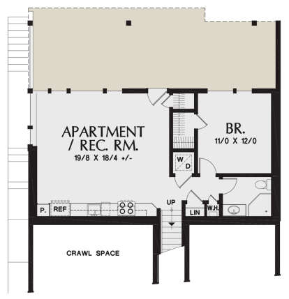 Basement for House Plan #2559-00871