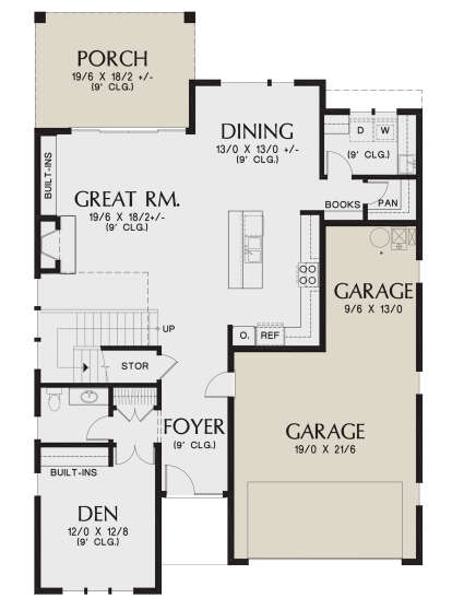 Main Floor for House Plan #2559-00889