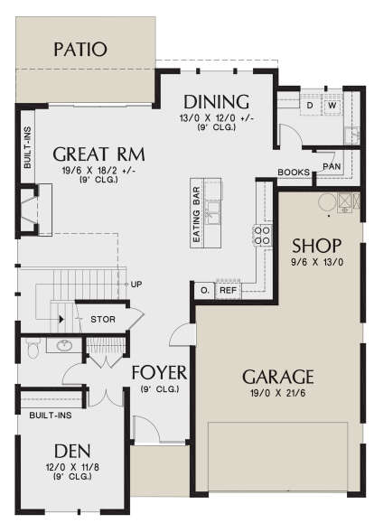 Main Floor for House Plan #2559-00891