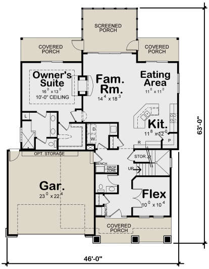 Main Floor for House Plan #402-01661