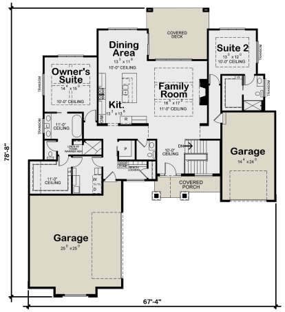 Main Floor for House Plan #402-01664
