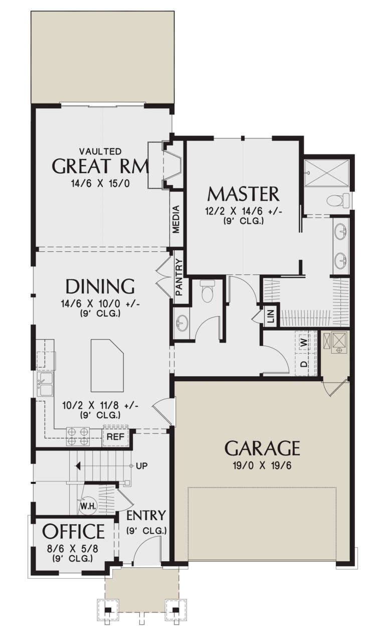 House Plan House Plan #24879 Drawing 1