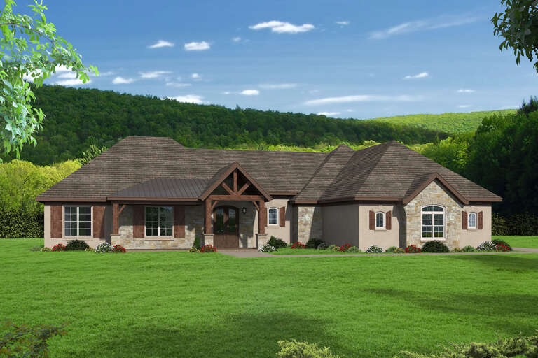 House Plan House Plan #24889 Front Elevation 