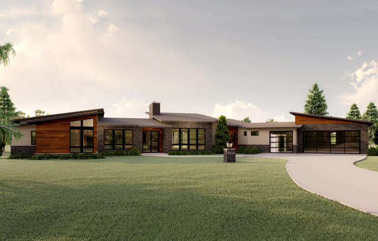 House Plan House Plan #24925 Front Elevation 