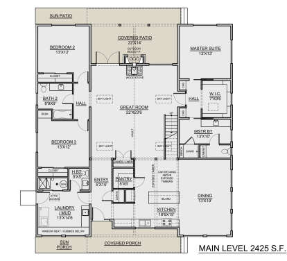 Main Floor for House Plan #7306-00018