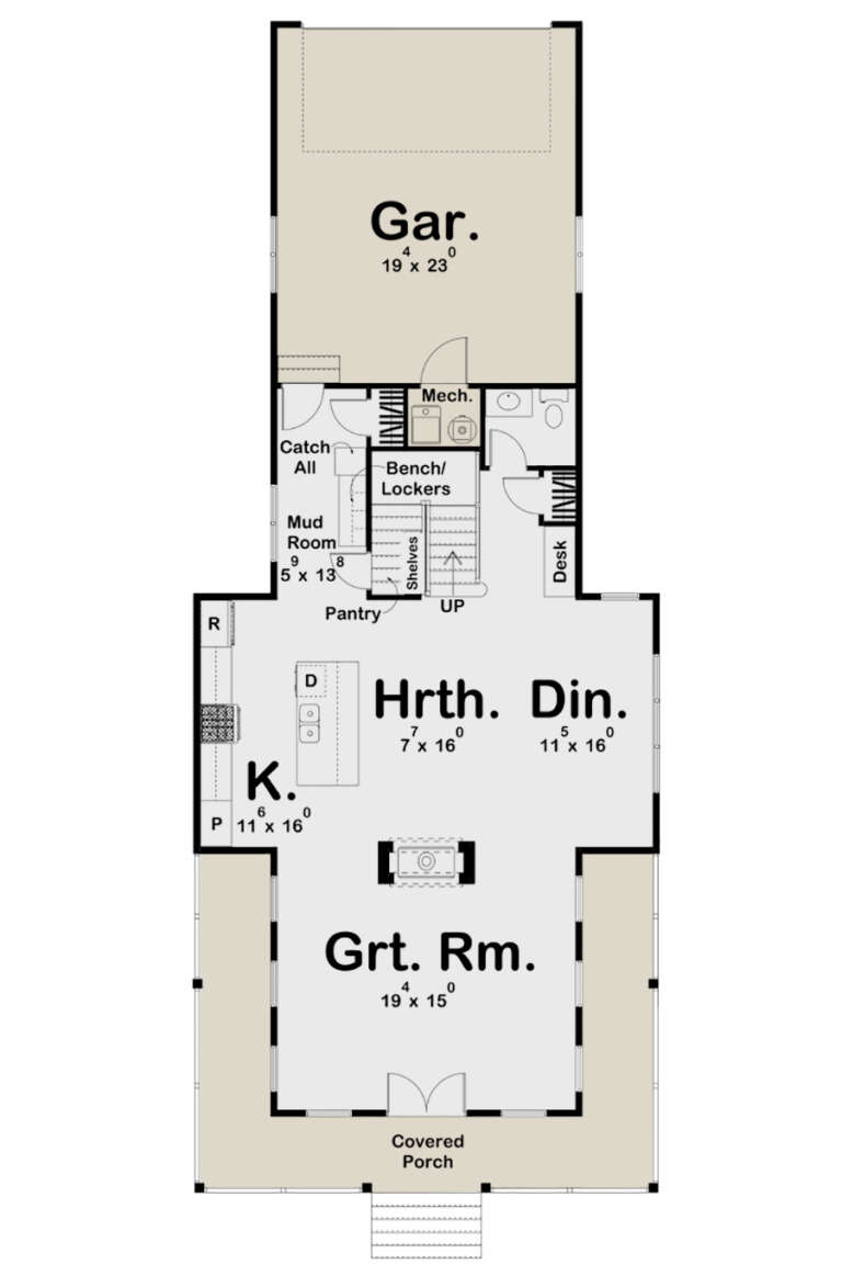 House Plan House Plan #24948 Drawing 1