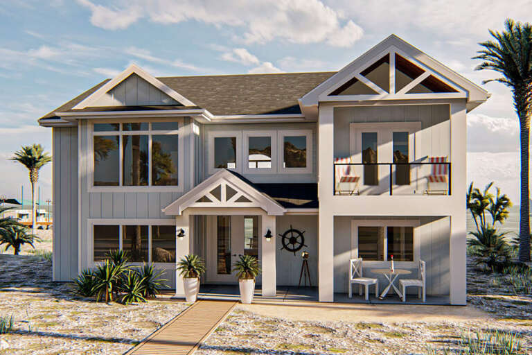 House Plan House Plan #24950 Front Elevation 