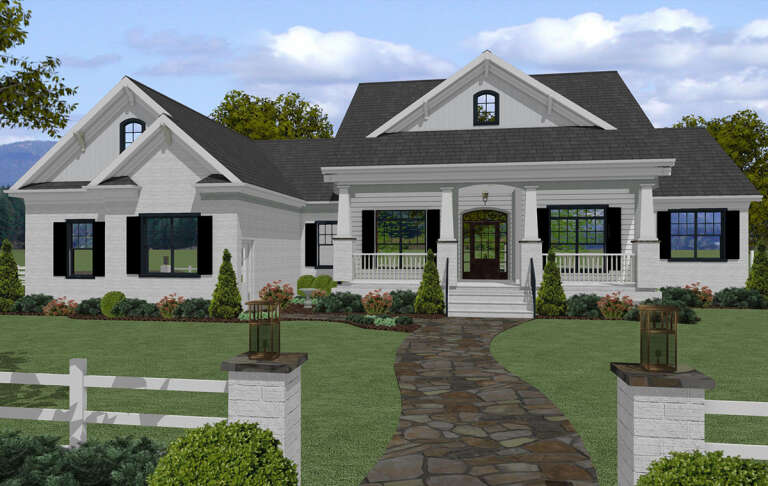 House Plan House Plan #25012 Front Elevation 
