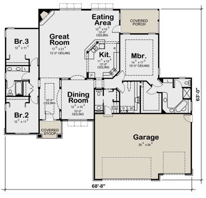 Main Floor for House Plan #402-01677
