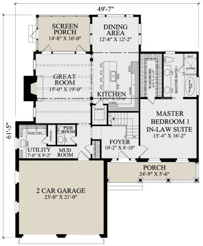 Main Floor for House Plan #7922-00239