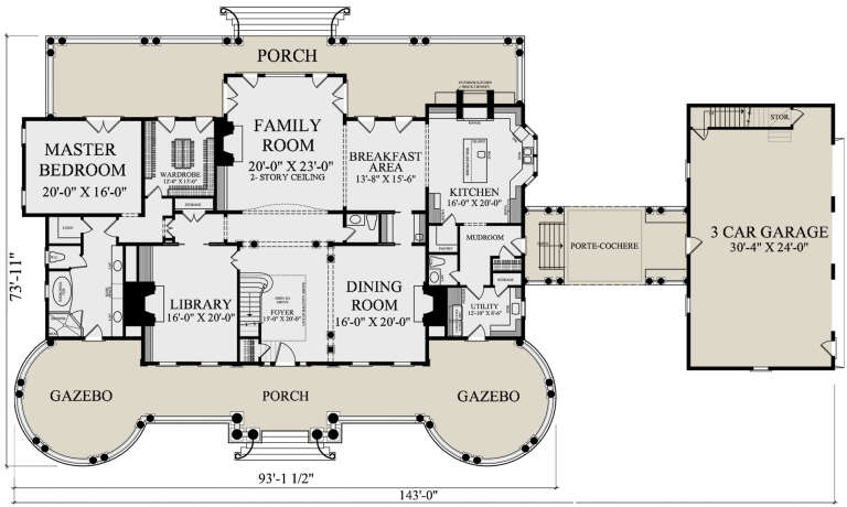 House Plan House Plan #25049 Drawing 1