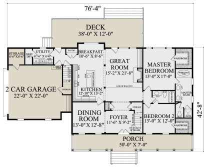 Main Floor for House Plan #7922-00245