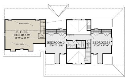 Second Floor for House Plan #7922-00245