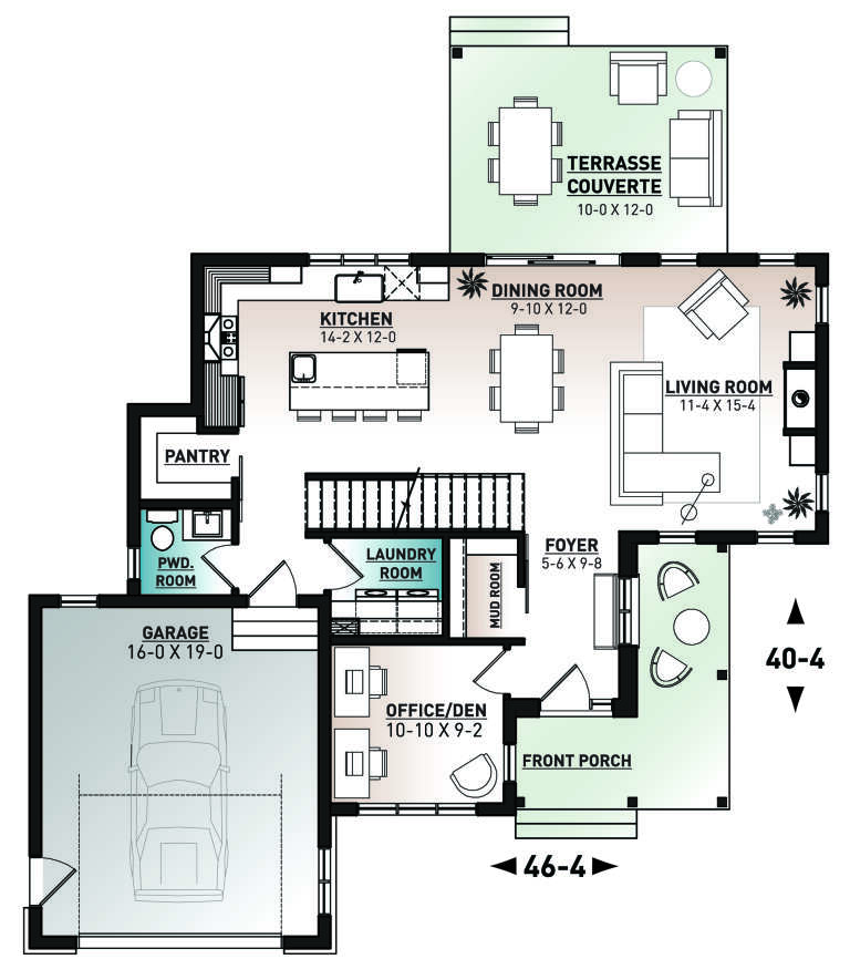 House Plan House Plan #25061 Drawing 1