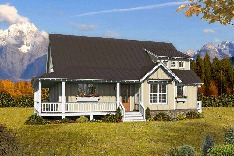 House Plan House Plan #25076 Front Elevation 
