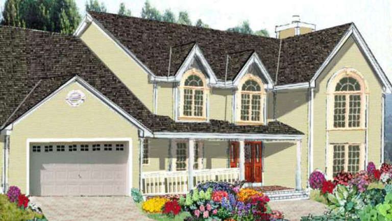 House Plan House Plan #251 Front Elevation