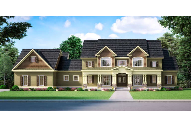 House Plan House Plan #25121 Front Elevation 