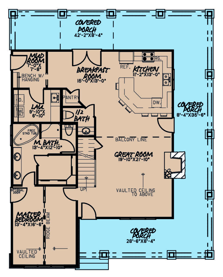 House Plan House Plan #25142 Drawing 1
