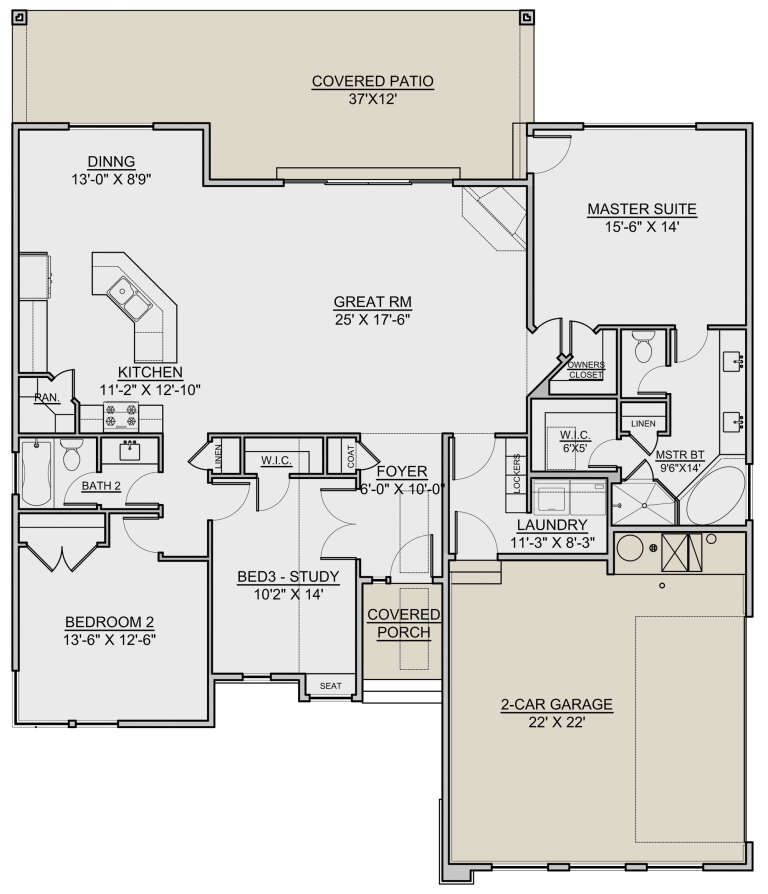 House Plan House Plan #25176 Drawing 1