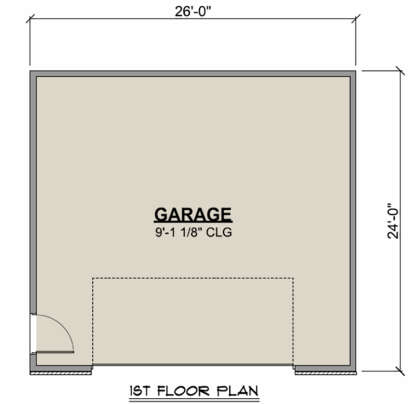 Garage for House Plan #5032-00062